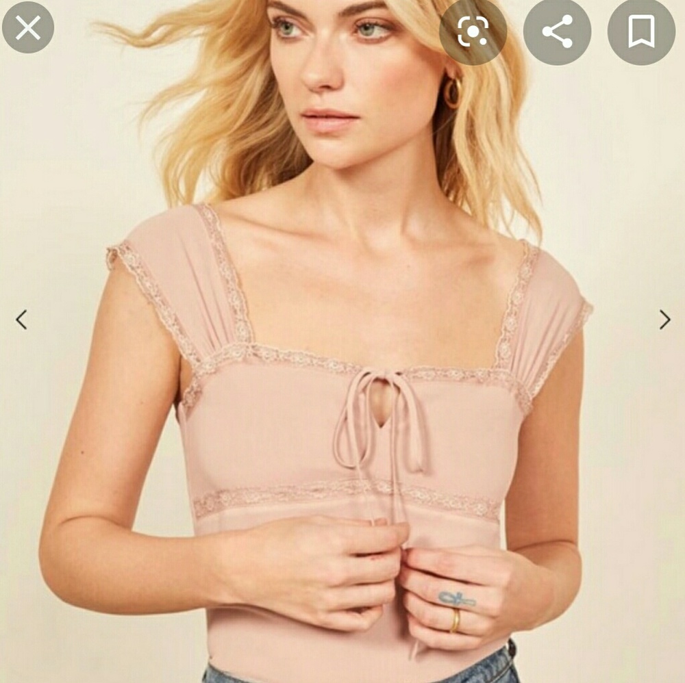 New with tags - Reformation Ophelia Top, XS